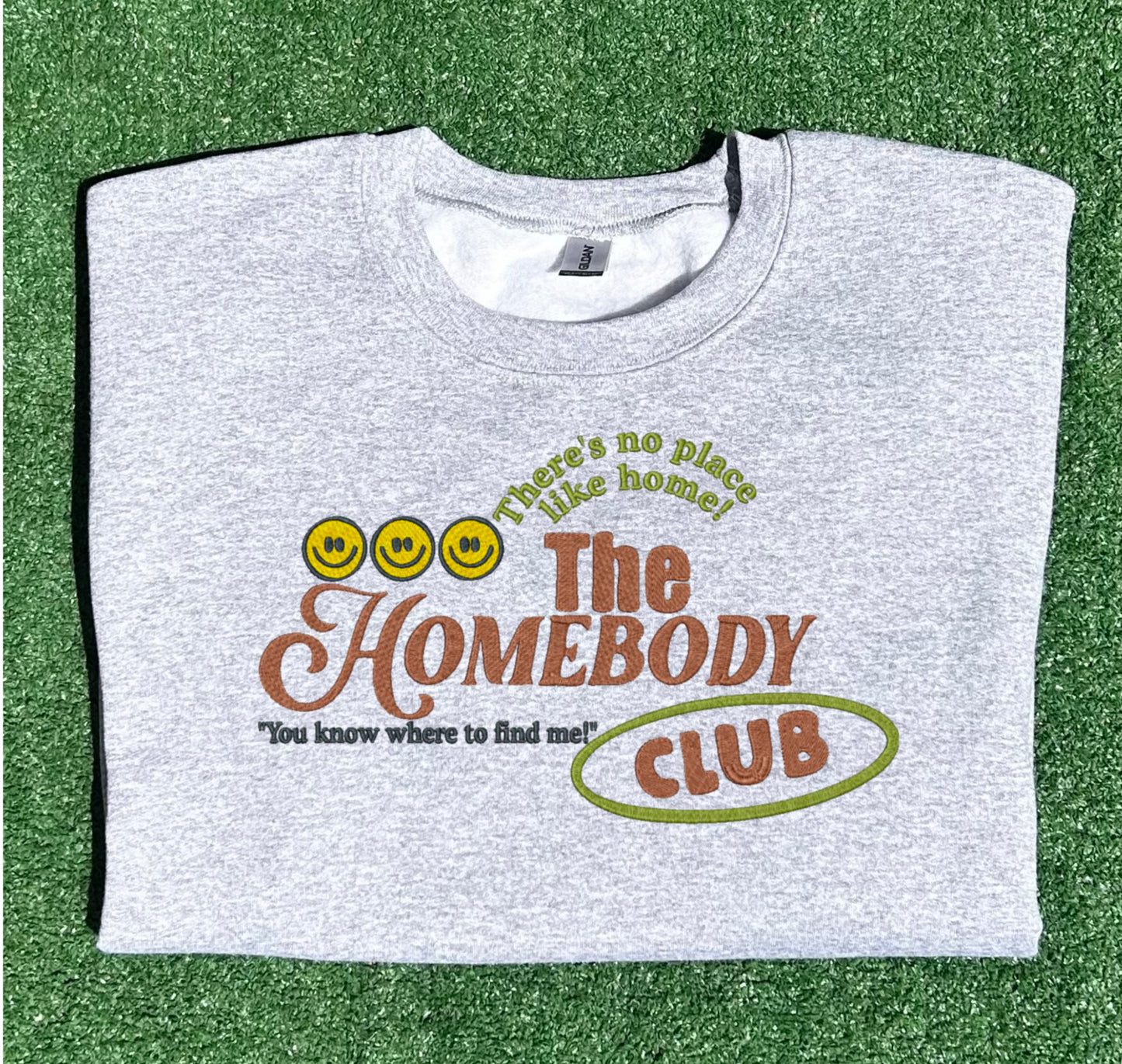 The Homebody Club Embroidered Sweatshirt