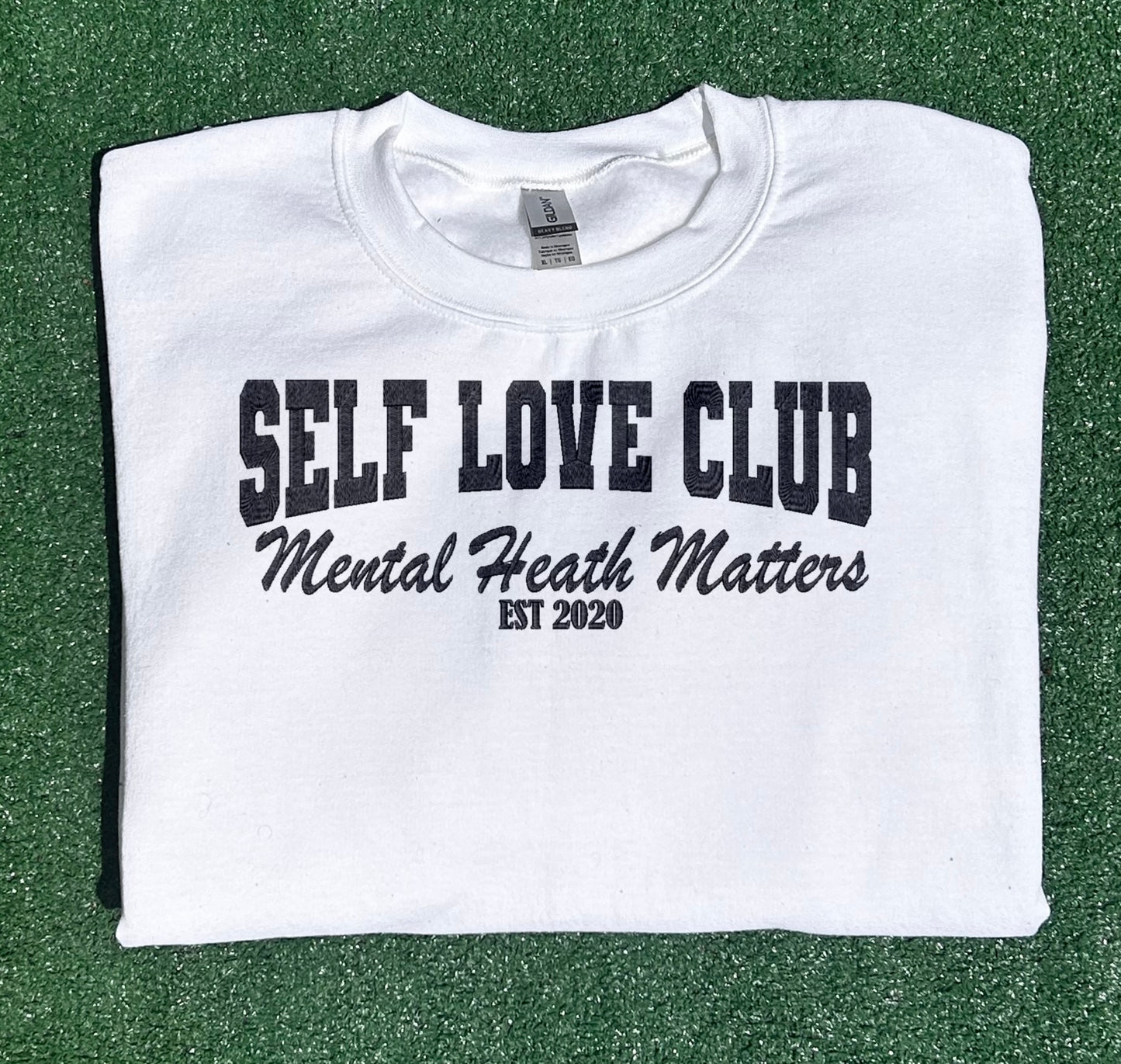 Self Love Club Embroidered Sweatshirt