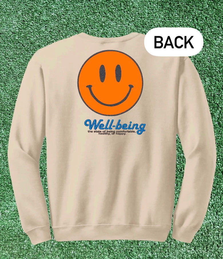 SLC/ Well-Being appliqué Embroidered Sweatshirt