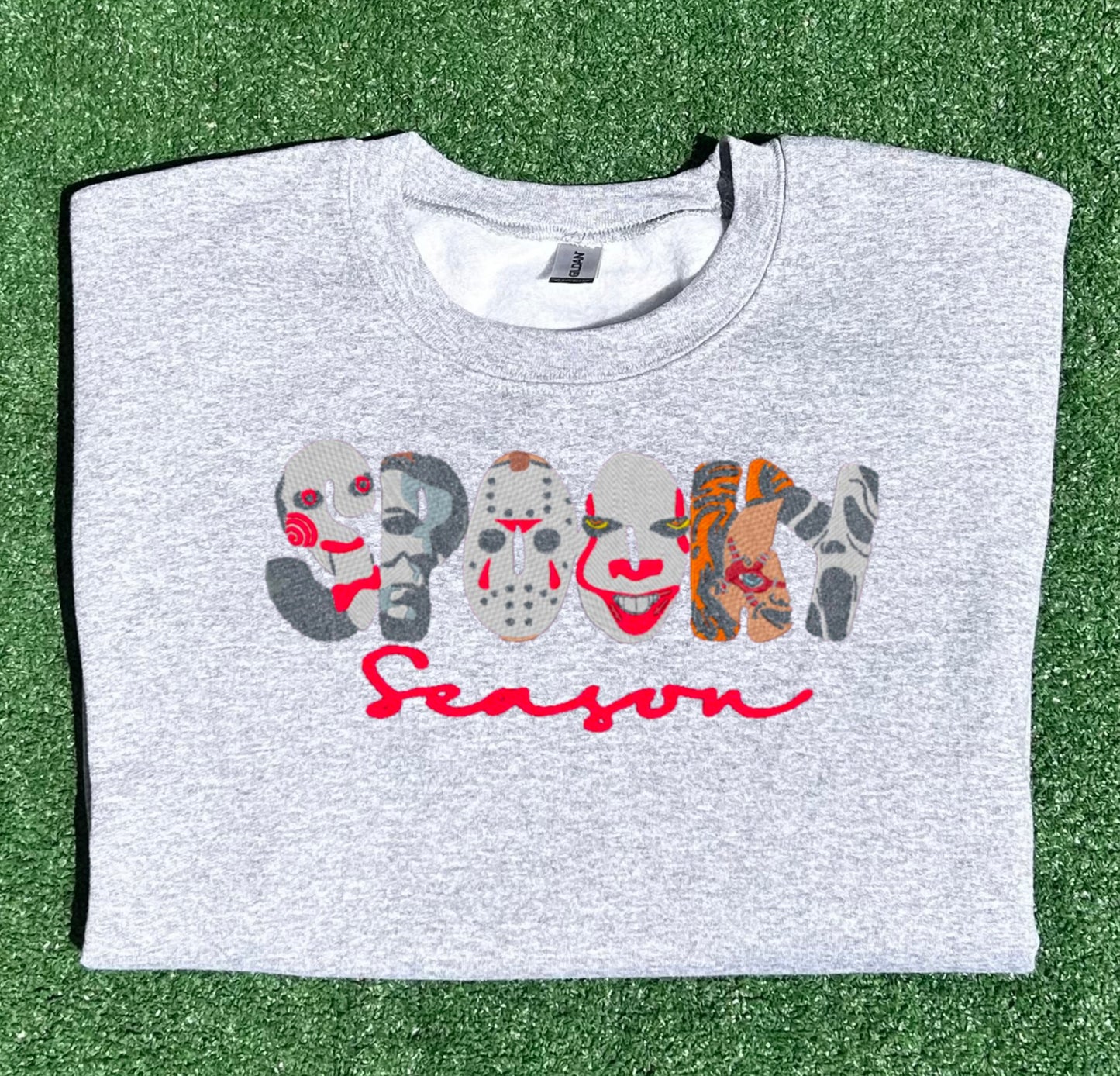 Spooky Season Embroidered Sweatshirt