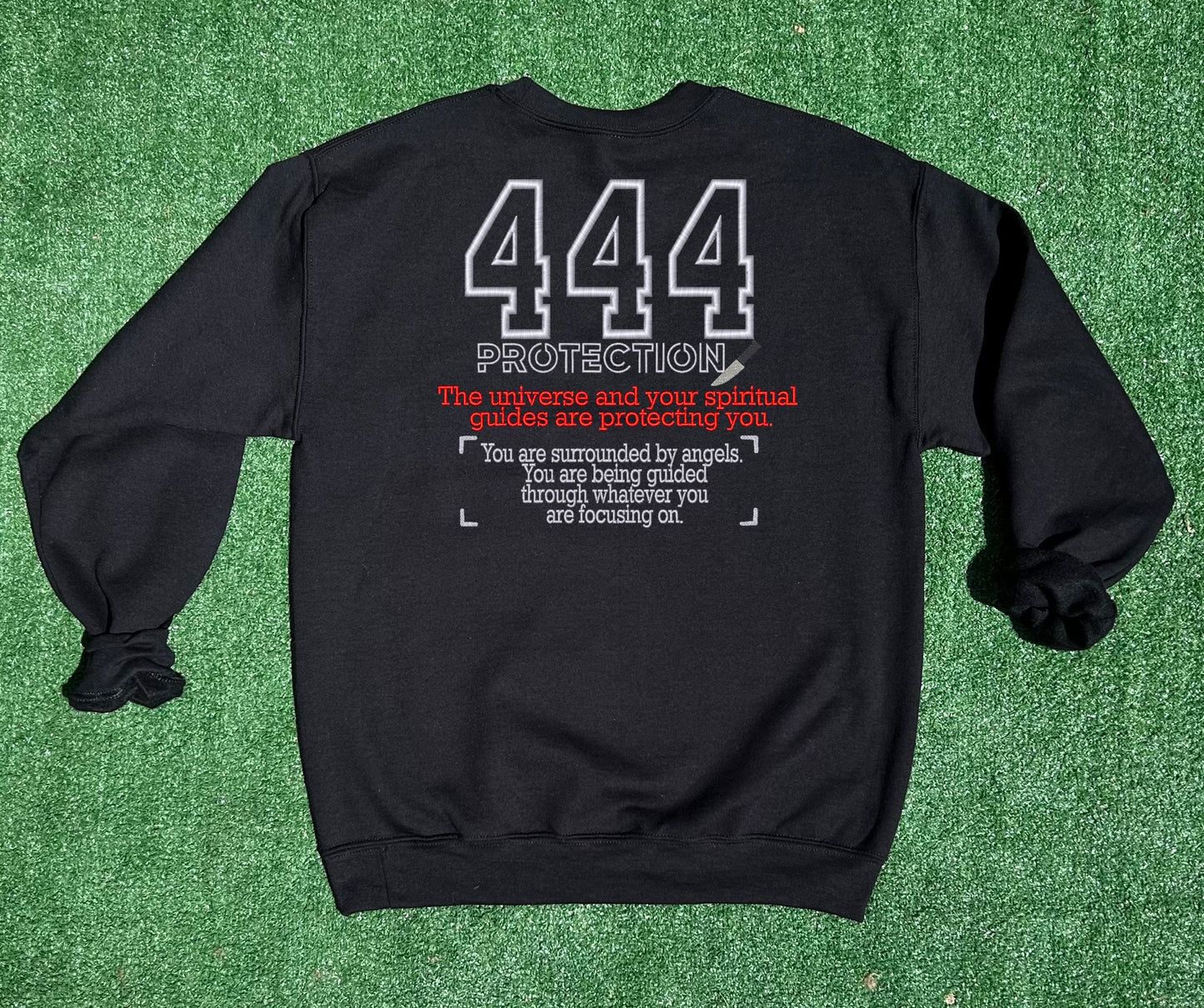 Angel number 444 Protection Embroidered Sweatshirt