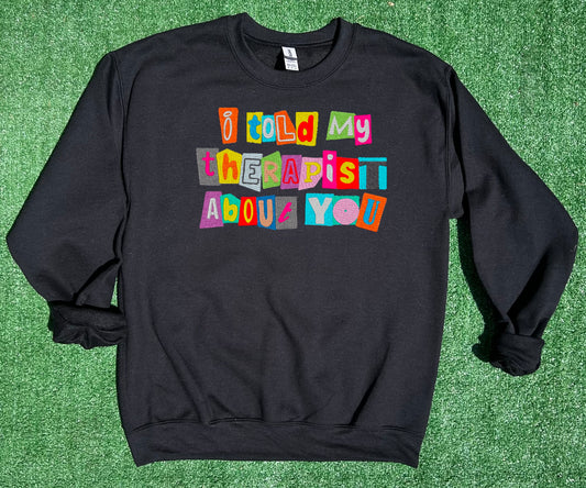 Good News Embroidered Sweatshirt