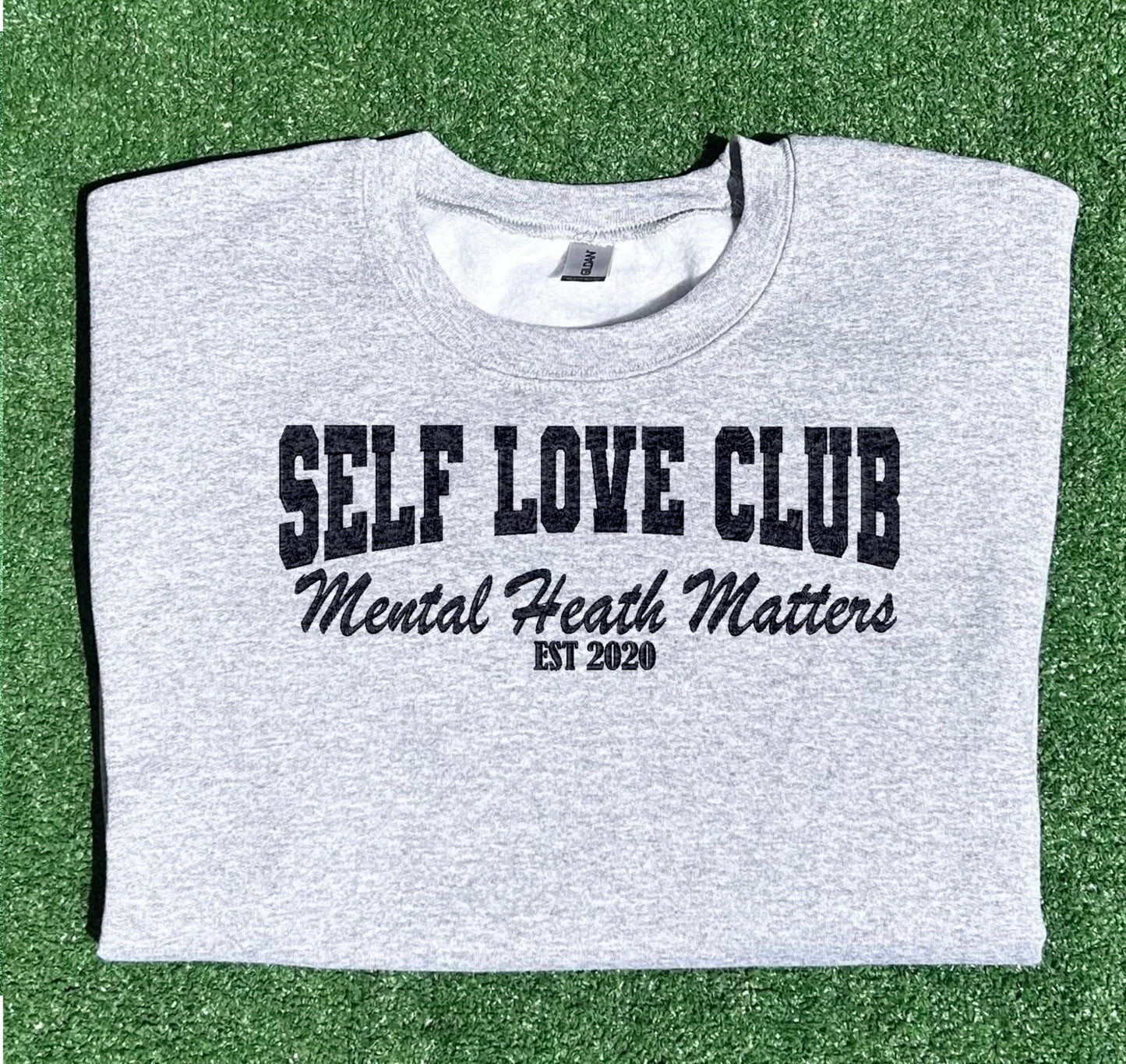 Self Love Club Embroidered Sweatshirt