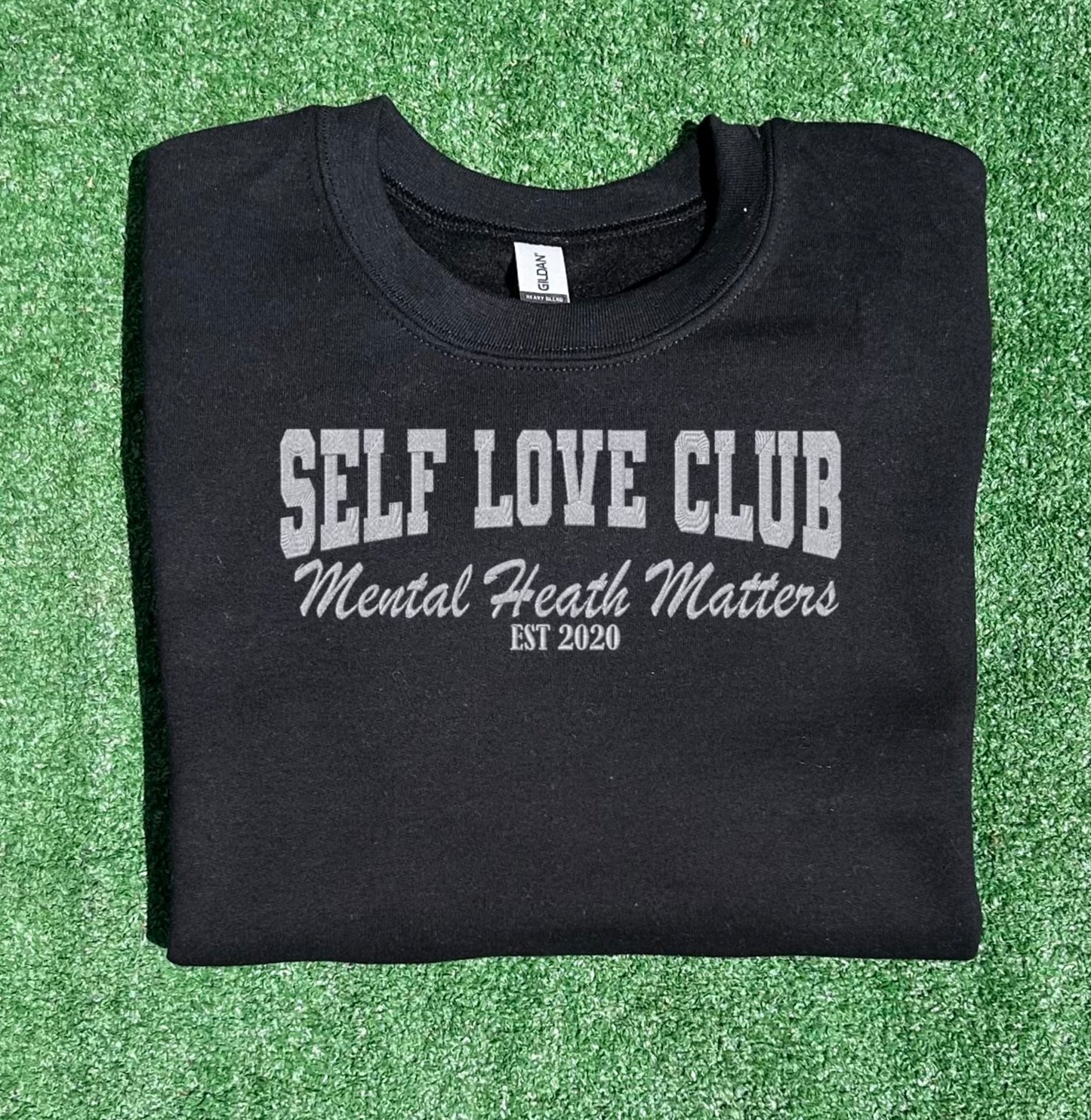 Self Love Club Embroidered Sweatshirt