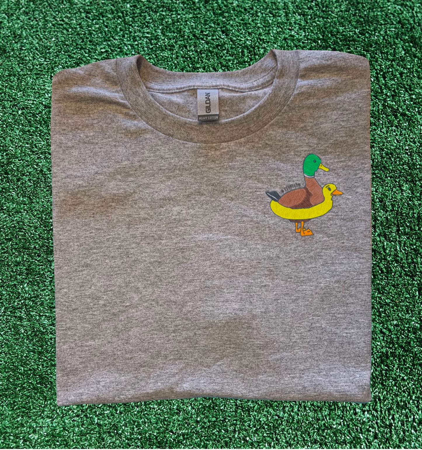 Duck in Float Embroidered T-Shirt