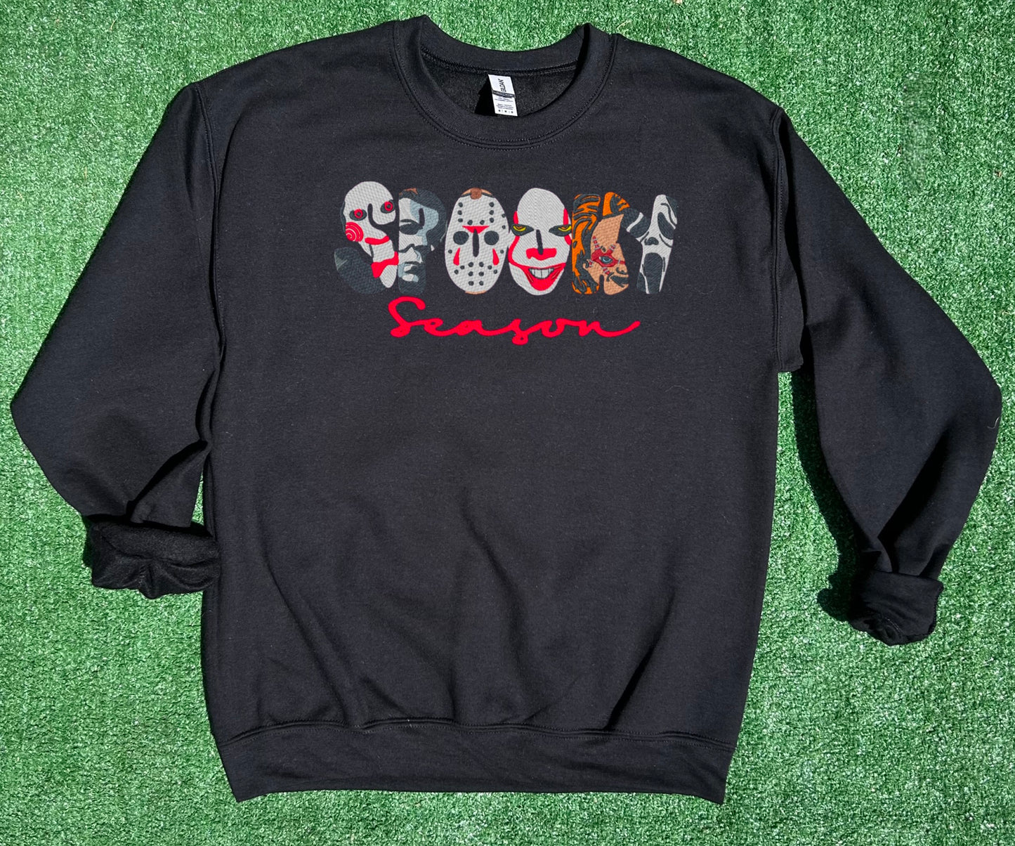 Spooky Season Embroidered Sweatshirt