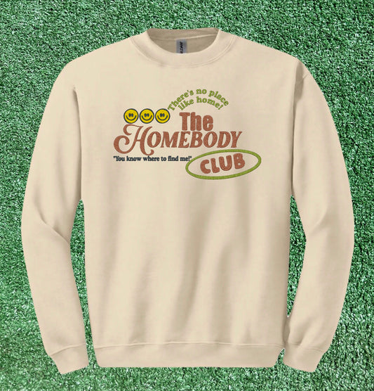 The Homebody Club Embroidered Sweatshirt