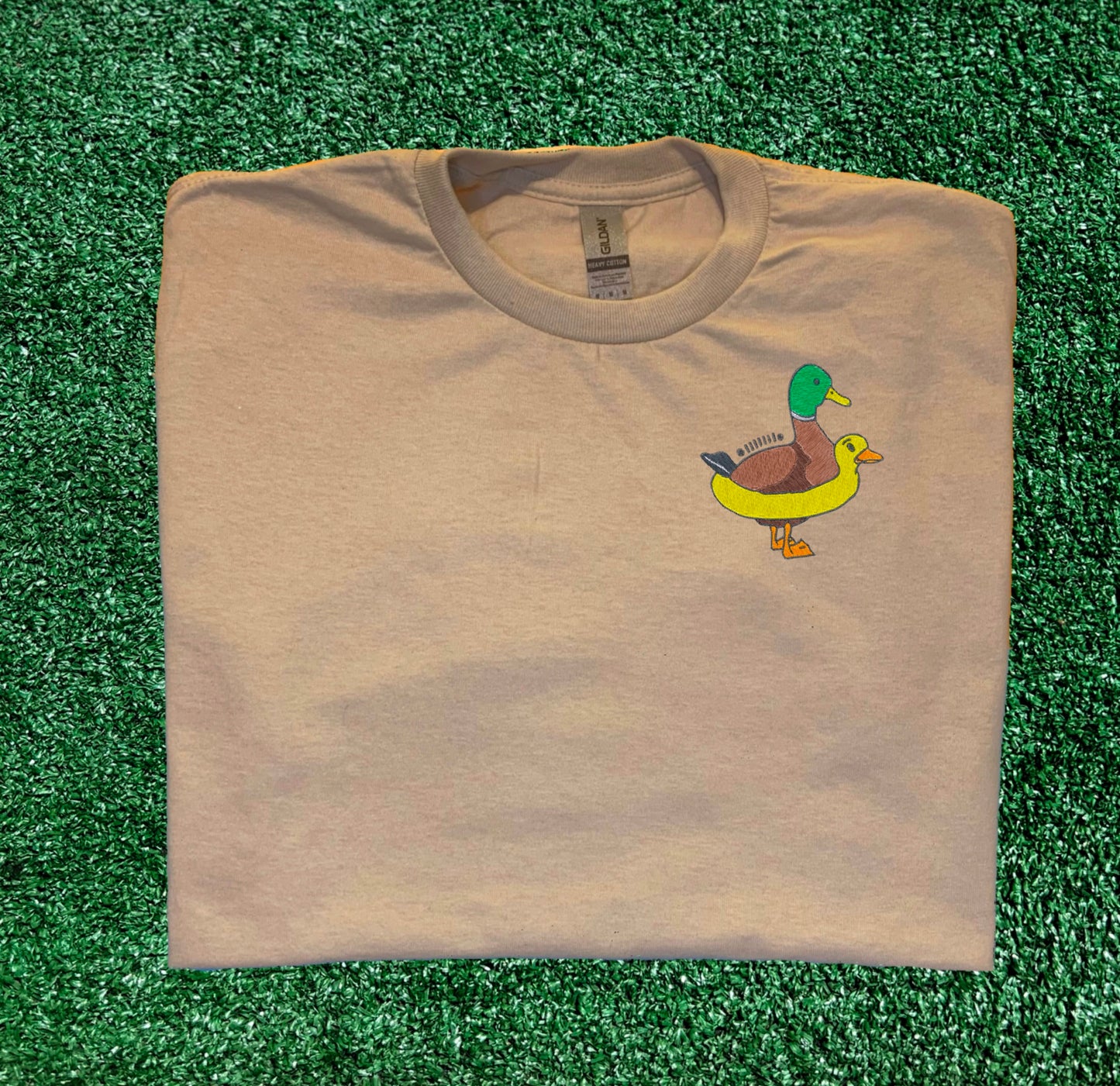 Duck in Float Embroidered T-Shirt