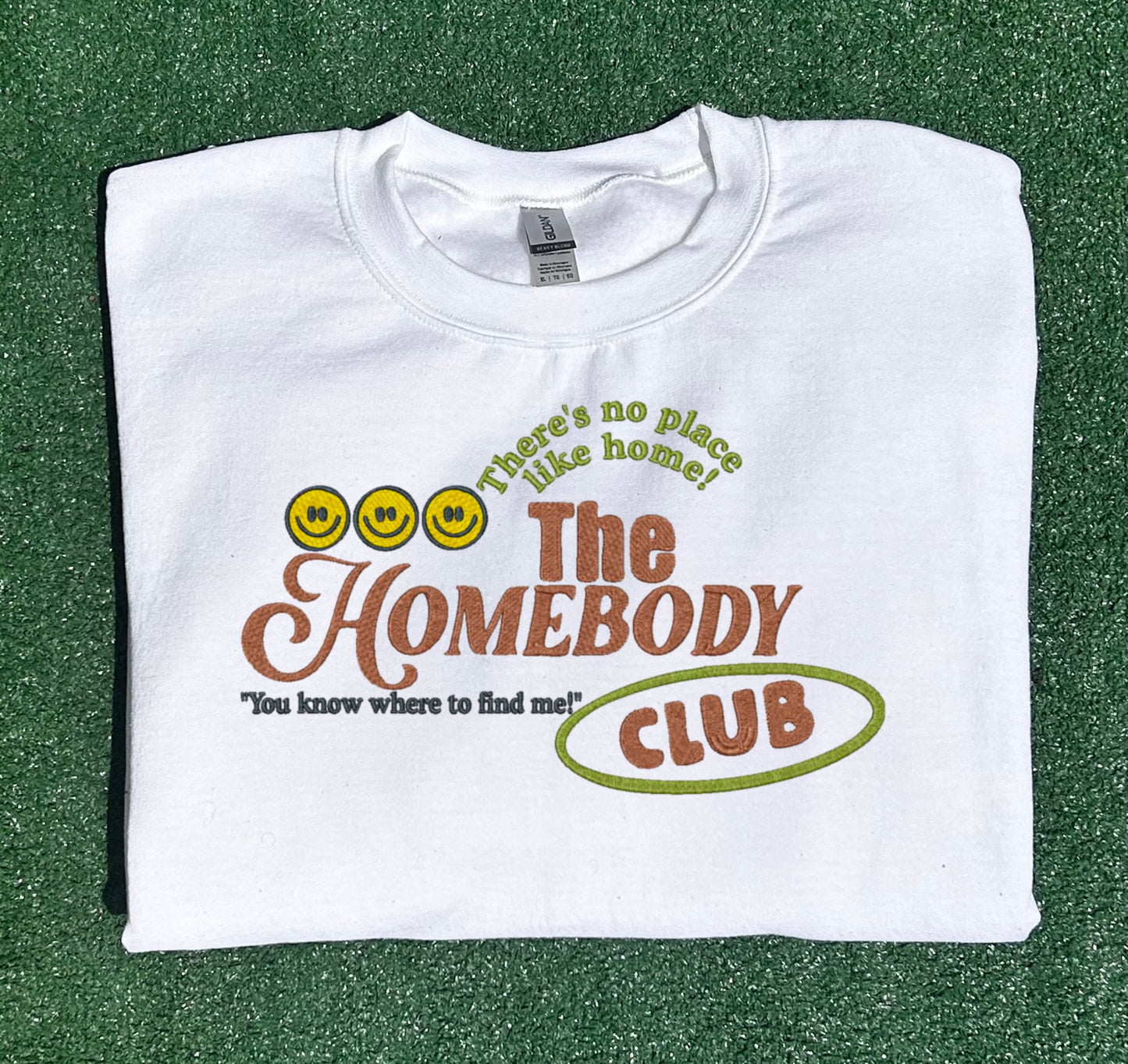 The Homebody Club Embroidered Sweatshirt