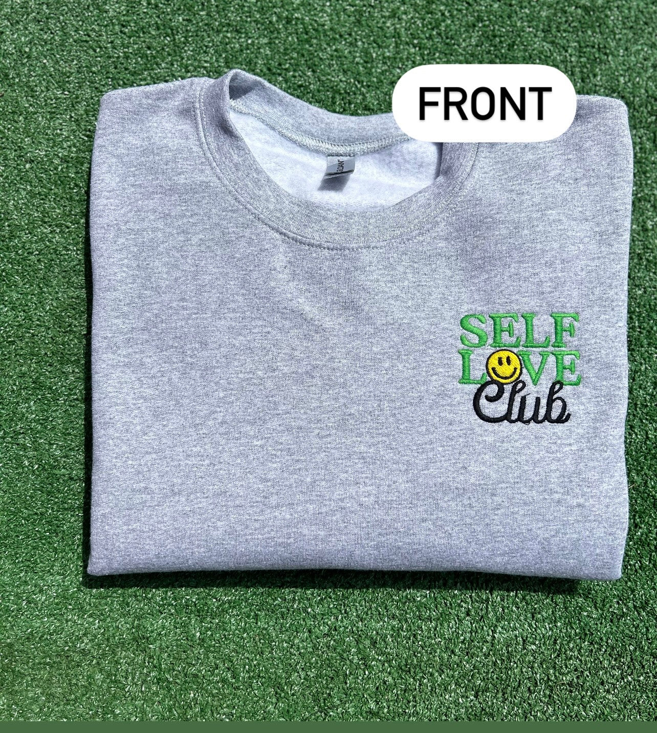 Self Love Club (MHM) embordered crewneck