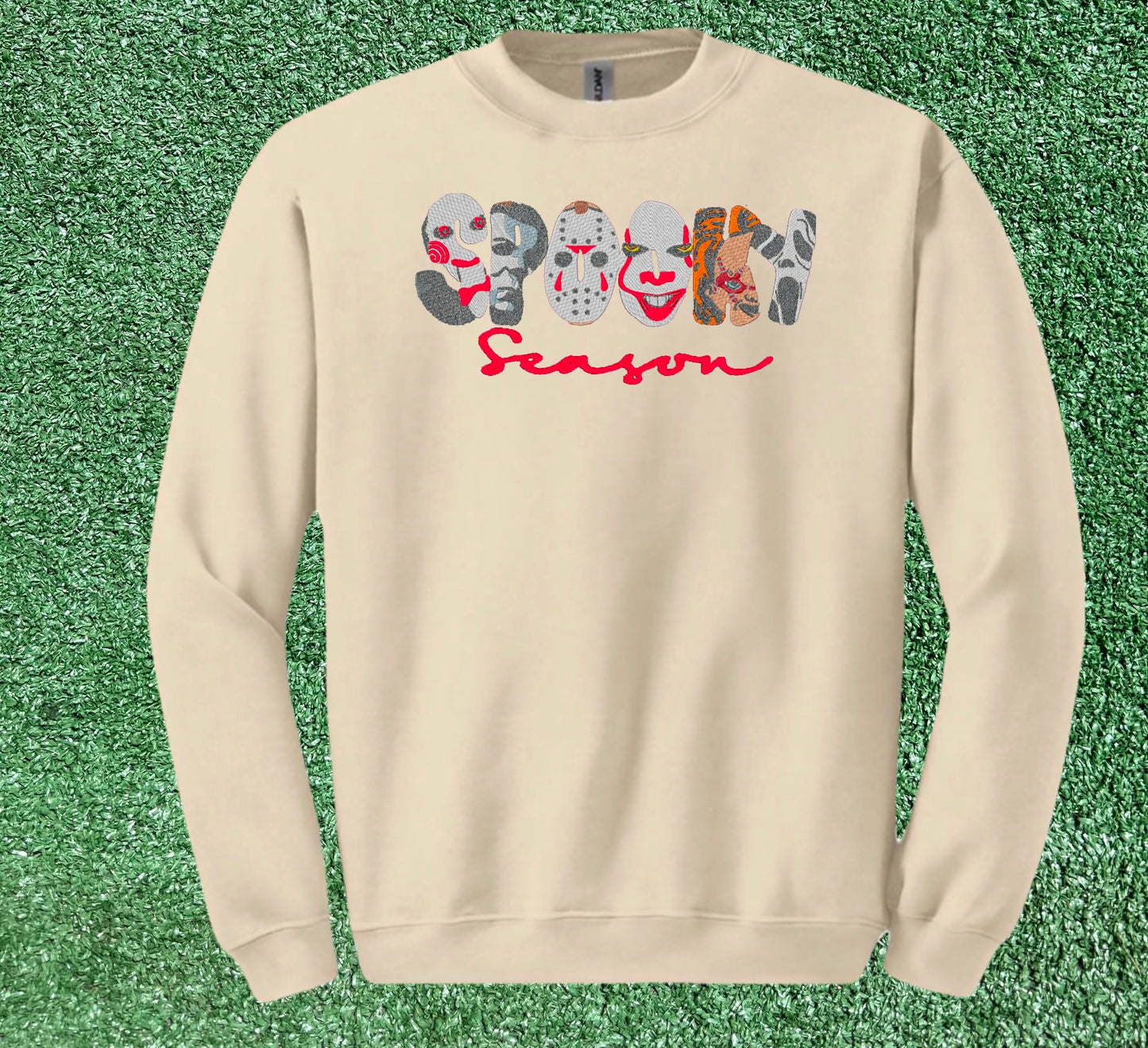 Spooky Season Embroidered Sweatshirt