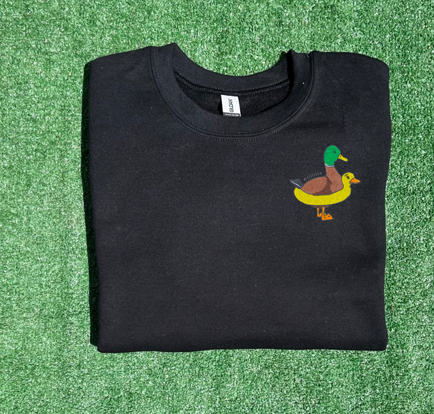 Duck in Float Embroidered T-Shirt