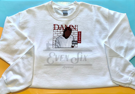 KL Damn Album embroidered sweatshirt