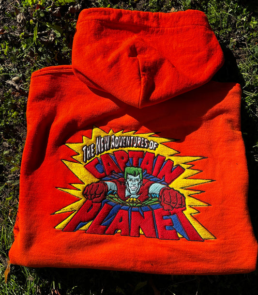 Captain Planet Embroidered Hoodie