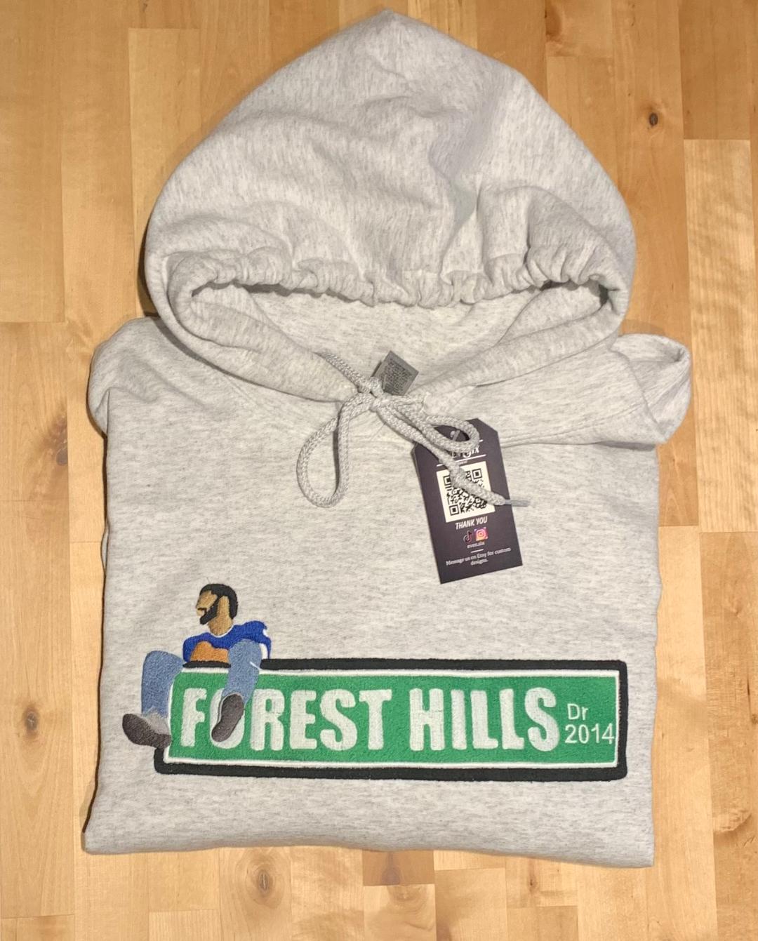 J cole embroidered Hoodie